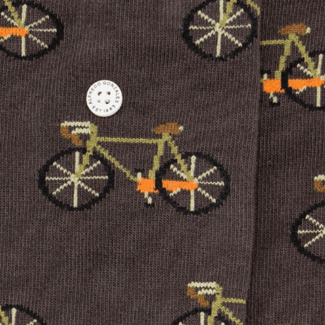 Printsokken Organisch Katoen Bicycles | Alfredo Gonzales - Socks - Alfredo Gonzales - underly