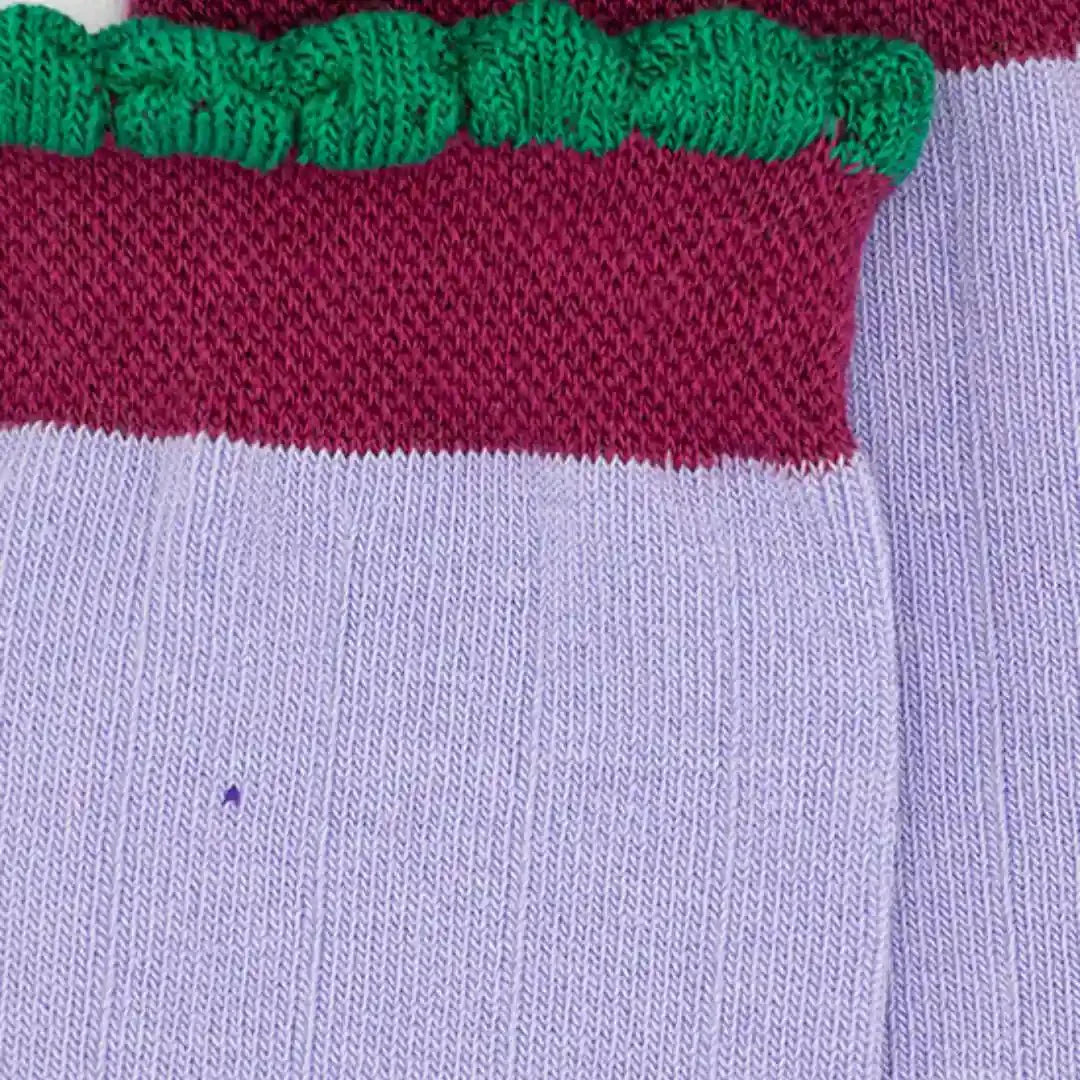 Printsokken Organisch Katoen Ruffle Plain | Alfredo Gonzales - Socks - Alfredo Gonzales - underly