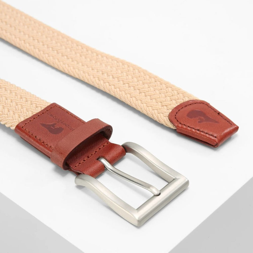 Stretch Broeksriem Beige John - Slopes&Town kopen met ecocheques | ecochequesonline.be